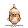 Santa Owl Ornament - Old World Christmas