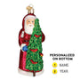 Santa with Calling Birds Ornament - Old World Christmas