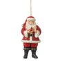 Santa with Cardinal Ornament - Jim Shore