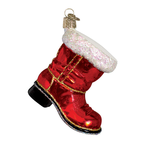 Santa's Boot Ornament for Christmas Tree