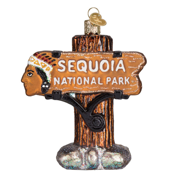 5" Old World Christmas Sequoia National Park Christmas Tree Ornament