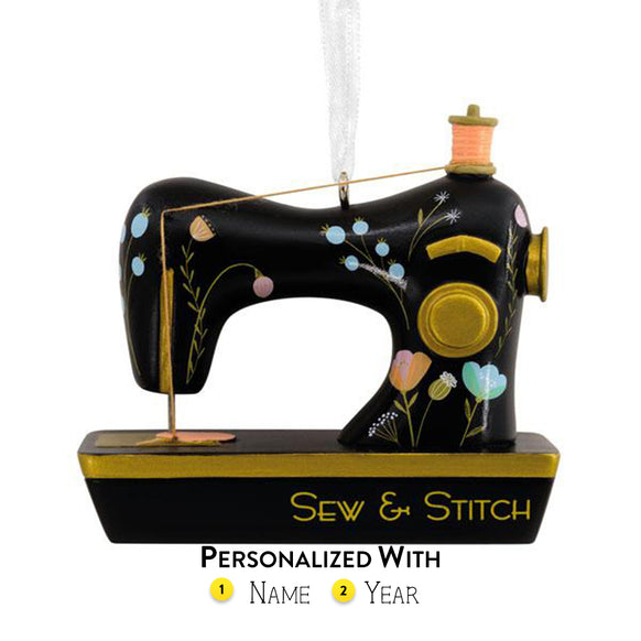 Sewing Machine Ornament | Personalized Free – Callisters Christmas