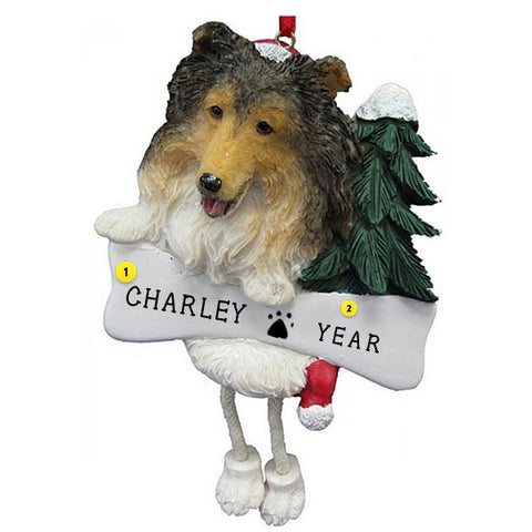 Sheltie Dog Ornament for Christmas Tree
