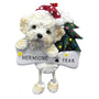 Shihpoo Dog Ornament for Christmas Tree