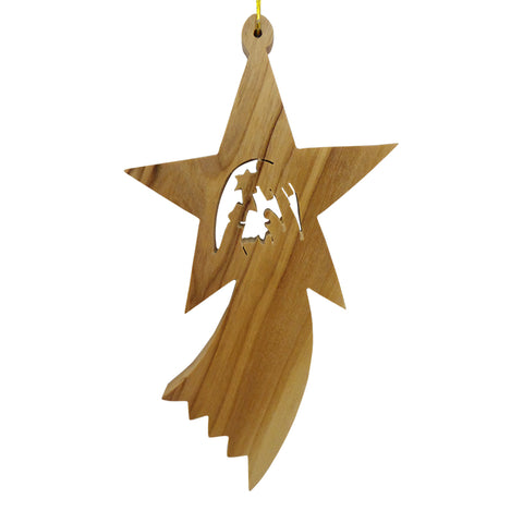 Shooting Star with Nativity Ornament for Christmas Tree