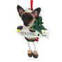 Siamese Cat Ornament for Christmas Tree Personalized