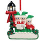 Silent Night Caroling Family of 3 Ornament for Christmas Tree