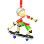 Skateboarder Ornament for Christmas Tree  Edit alt text