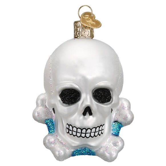 Skull and Crossbones Ornament for Christmas Tree