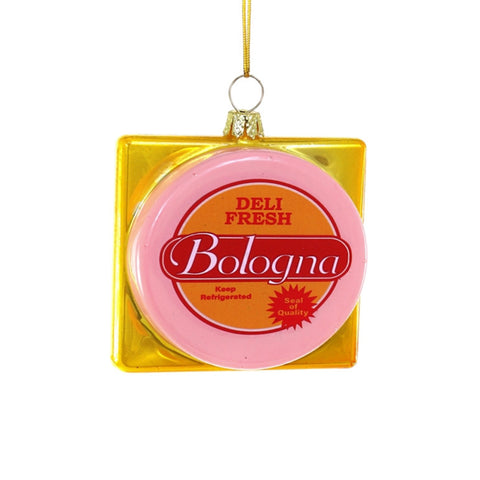 Glass Sliced Bologna Package Ornament