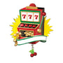 Slot Machine with Coins Ornament for Christmas Tree