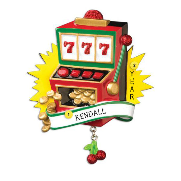 Slot Machine with Coins Ornament for Christmas Tree