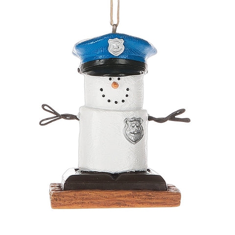 S'mores Police Ornament for Christmas Tree