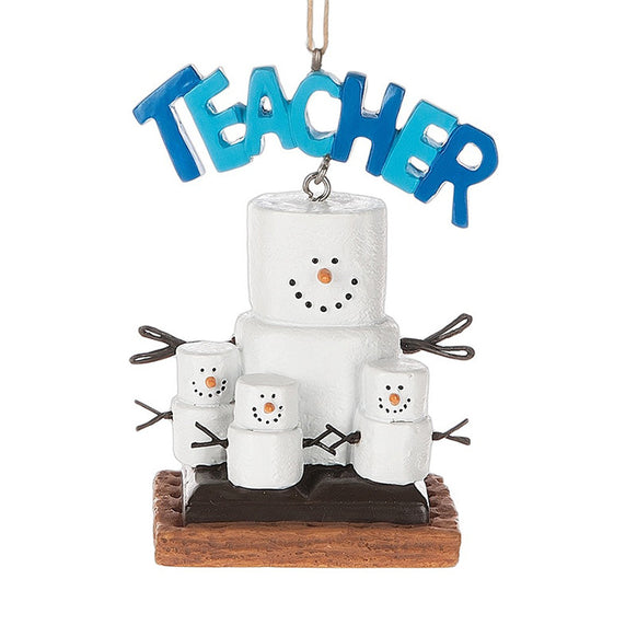 S'mores Teacher Ornament for Christmas Tree