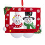 Snowman Couple Christmas Tree Ornament