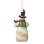 Snowman Merry Christmas Ornament - Jim Shore Back