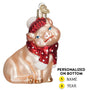 Snowy Pig Ornament - Old World Christmas