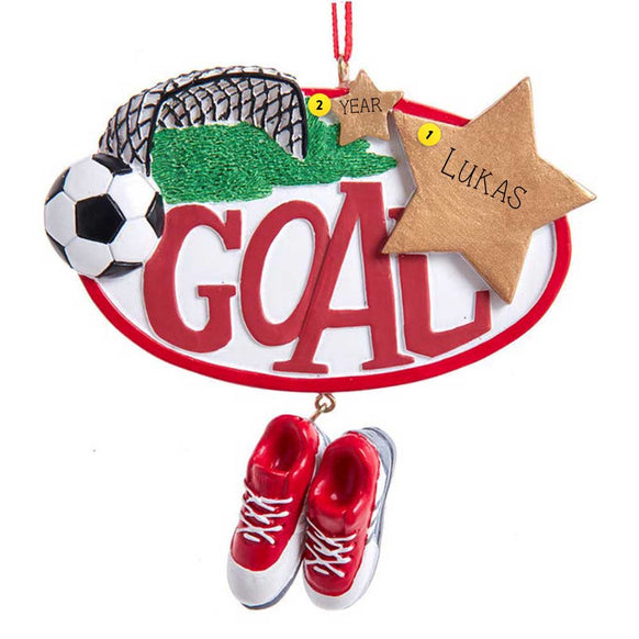 Personalized Sports Christmas Ornaments - Soccer Jersey