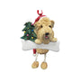 Soft-Coated Wheaten Terrier Dog Ornament for Christmas Tree