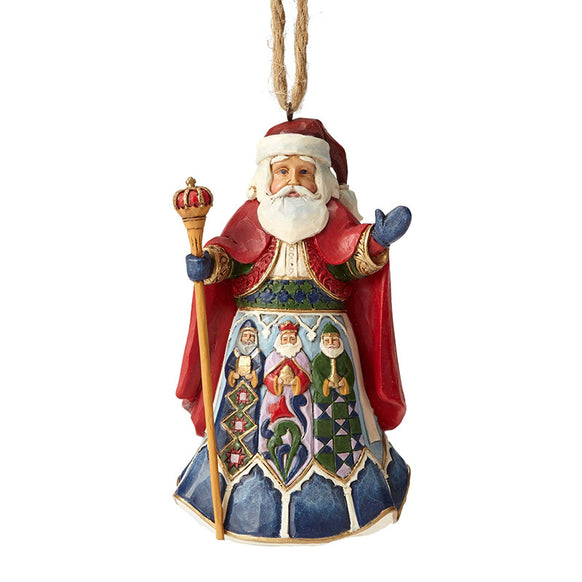 Spanish Santa Ornament for Christmas Tree
