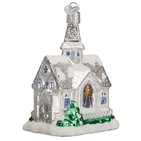 Sparkling Cathedral Ornament for Christmas Tree