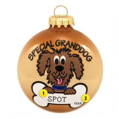 Special Granddog Ornament for Christmas Tree