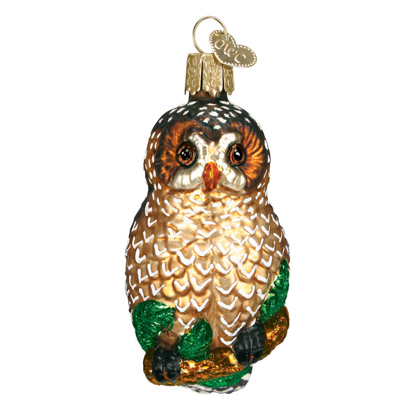 Spotted Owl Ornament for Christmas Tree