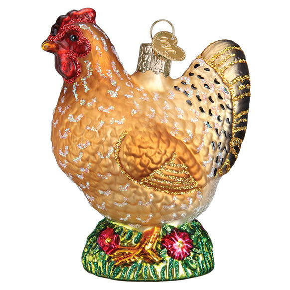 Spring Chicken Ornament for Christmas Tree