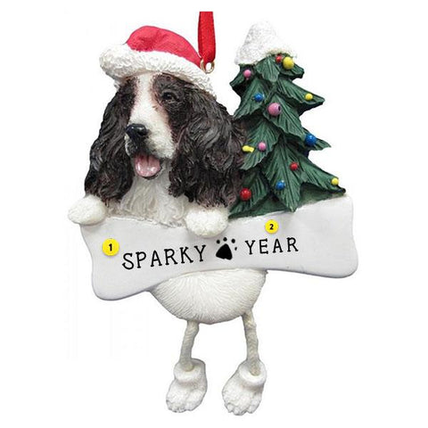 Springer Spaniel Dog Ornament for Christmas Tree