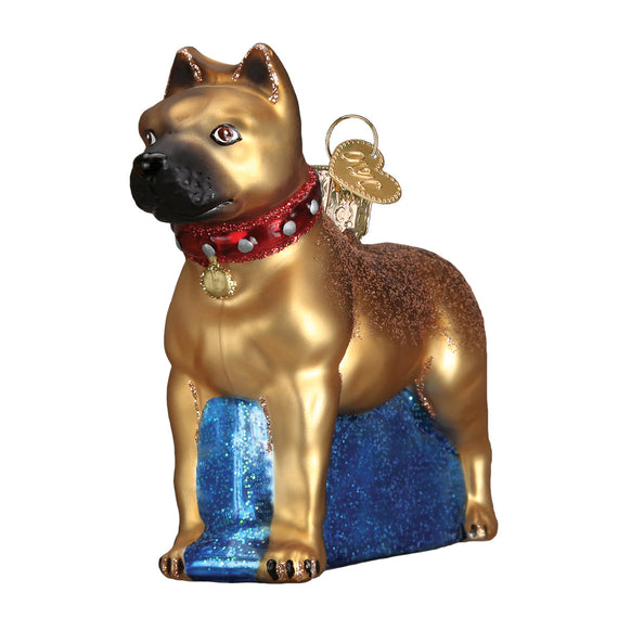 Staffordshire Terrier Ornament for Christmas Tree