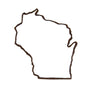 State Of Wisconsin Ornament