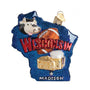 State of Wisconsin Ornament for Christmas Tree