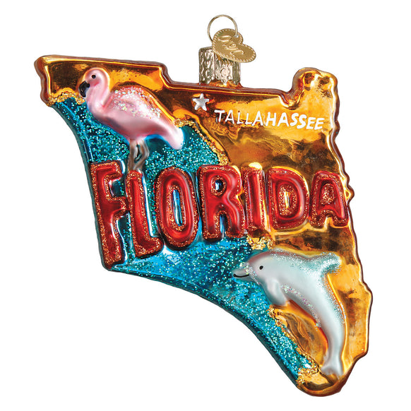 State of Florida Ornament for Christmas Tree