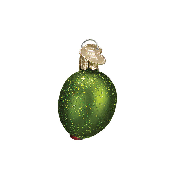 Stuffed Green Olive Ornament for Christmas Tree
