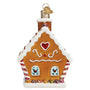 Sweet Gingerbread Cottage Ornament Back of Cottage