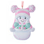 Sweet Granddaughter Snowgirl Ornament for Christmas Tree
