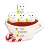 Personalized Hot Cocoa Family of 4 Table Top Decoration