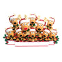 Personalized Reindeer Family of 10 Table Top Decoration
