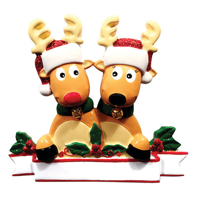 Reindeer Couple Ornament | Callisters Christmas