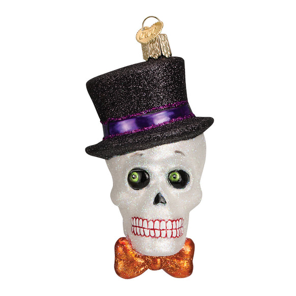 Top Hat Skeleton Ornament for Christmas Tree