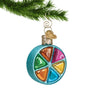 Trivial Pursuit Game Ornament Ornament hanging by a gold hook
