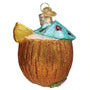 Tropical Coconut Ornament - Old World Christmas Back