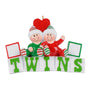 Personalized Twins First Christmas Ornament