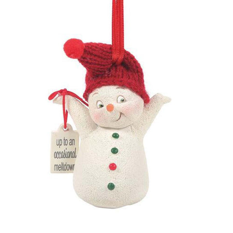 "Up For Occasional Meltdown" Snowpinion Ornament