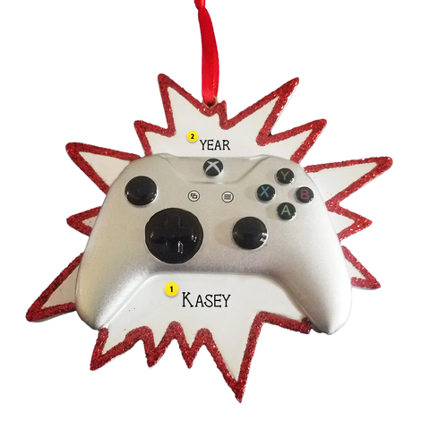 Video Game Controller Xbox like Christmas Ornament Personalized