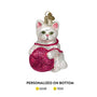 Personalized kitten ornament 