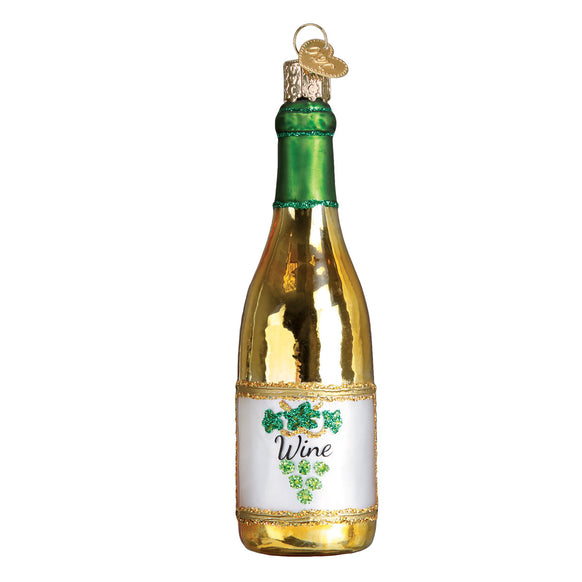 White Wine Ornament for Christmas Tree
