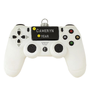 White Glass Video Game Controller Christmas Tree Ornament  Xbox style controller