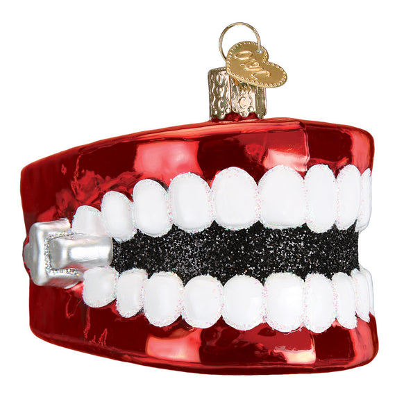 Wind-Up Teeth Ornament for Christmas Tree
