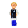 Xray Tech / Chiropractor Ornament - Male, Blonde Hair for Christmas Tree